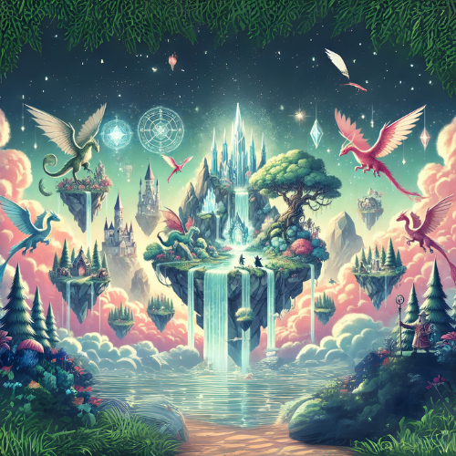 Fantastik türünde çocuk hikâyelerini temsil eden görsel.