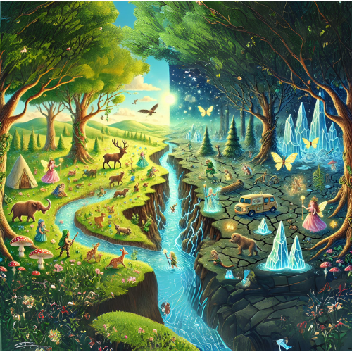 İklim Değişikliği türünde çocuk hikâyelerini temsil eden görsel.